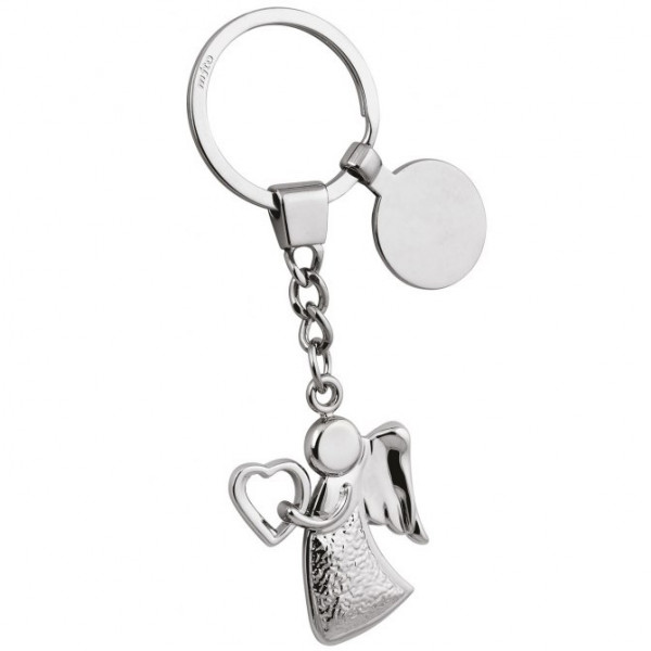 Key pendant "Angel carrying a heart"