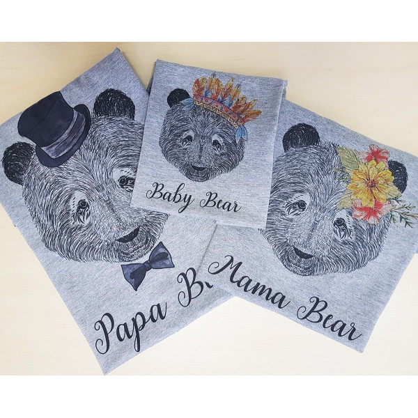 Family T-shirt set "Bear Family" Family T-shirt set "Bear Family"