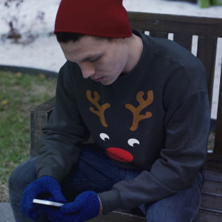 Sweatshirt "Santa's reindeer" (without hood)