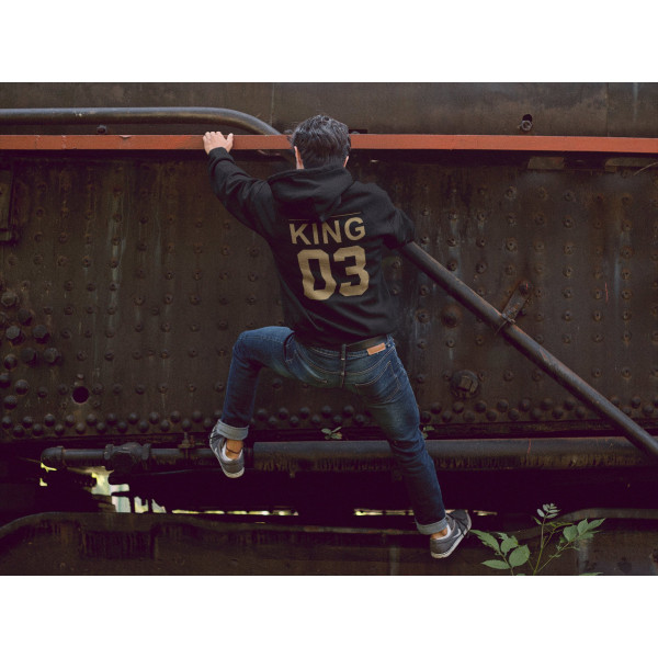 Sweatshirt set "KING & QUEEN" with the selected numbers Sweatshirt set "KING & QUEEN" with the selected numbers