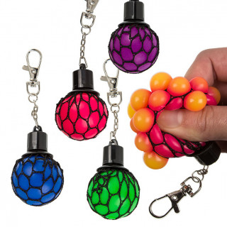 Keychain - anti-stress ball in a net
