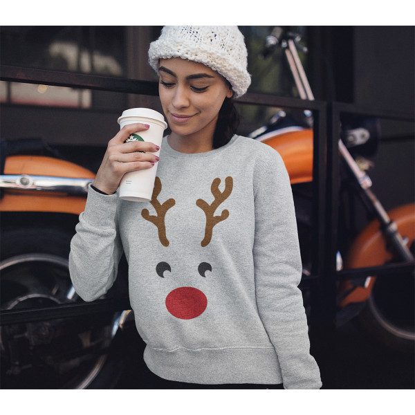 Sweatshirt "Santa's reindeer" (without hood) Sweatshirt "Santa's reindeer" (without hood)
