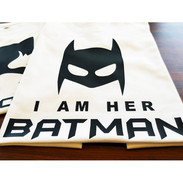 T-shirt set "Batman & Catwoman" T-shirt set "Batman & Catwoman"