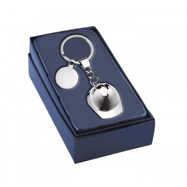 Keychain "Builder's Helmet" (with the option to engrave for an additional cost) Keychain "Builder's Helmet" (with the option to engrave for an additional cost)