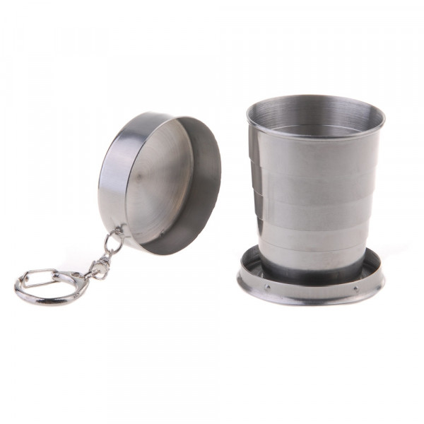 Collapsible Shot Glass - Keychain Collapsible Shot Glass - Keychain