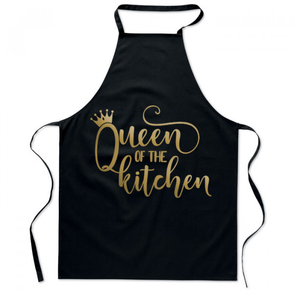 Cotton apron "Queen of the kitchen" Cotton apron "Queen of the kitchen"