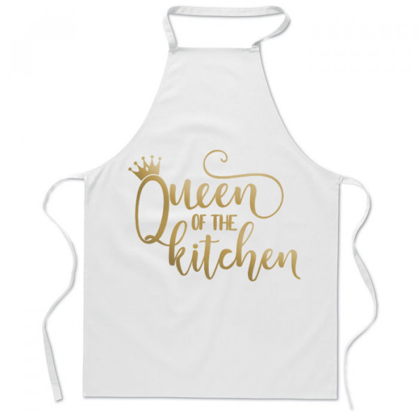 Cotton apron "Queen of the kitchen" Cotton apron "Queen of the kitchen"