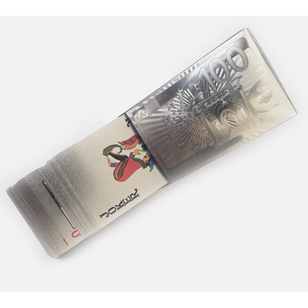 Silver plastic cards Silver plastic cards
