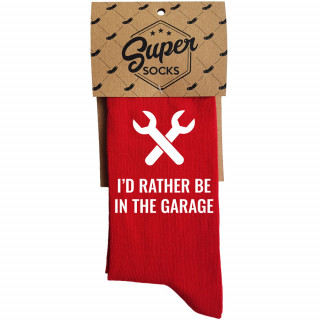 Socks "I'd rather be in garage"