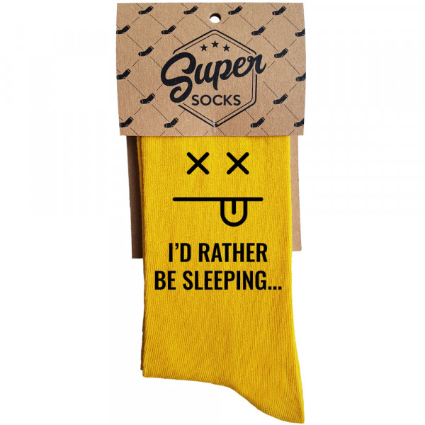 Socks "I'd rather be sleeping" Socks "I'd rather be sleeping"