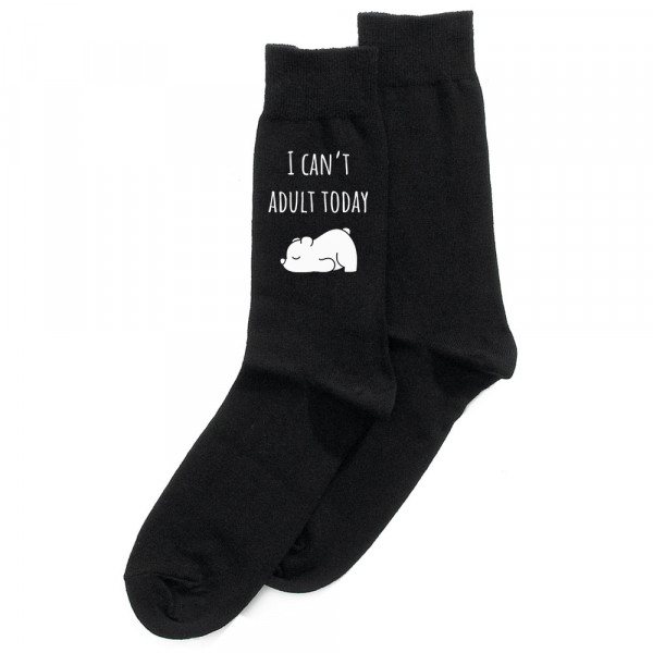 Socks "I can't adult today"