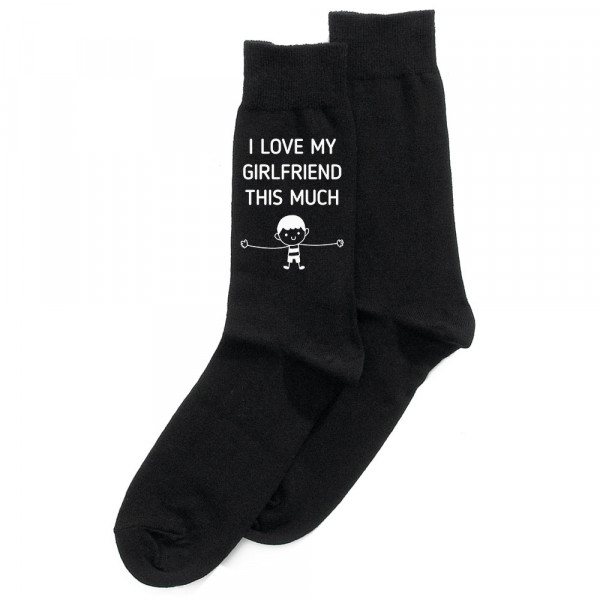 Socks "I love my girlfriend this much"