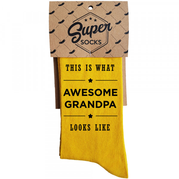 Socks "Awesome Grandpa"