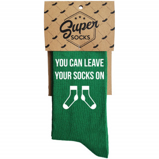 Socks "You can leave your socks on"