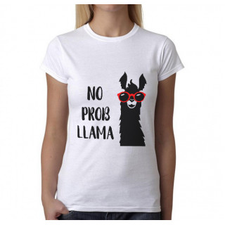 Women's T-shirt "No prob-llama"