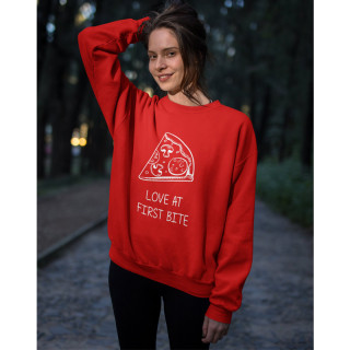 Sweatshirt "Love at first bite" (without hood)