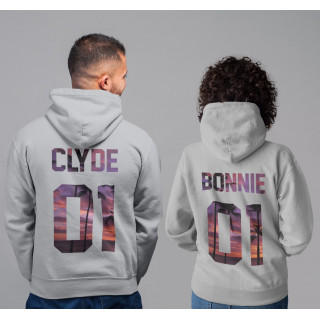 Sweatshirt set "Bonnie & Clyde Hawaii"