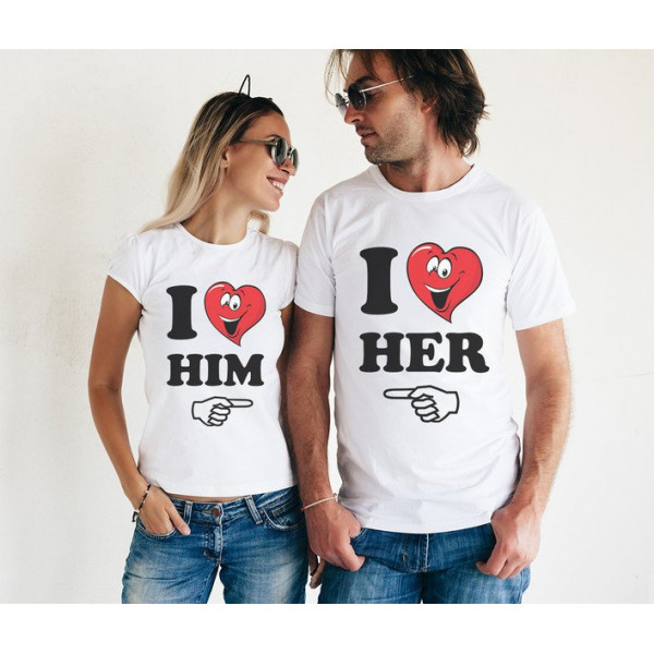 T-shirt set "In love couple" T-shirt set "In love couple"