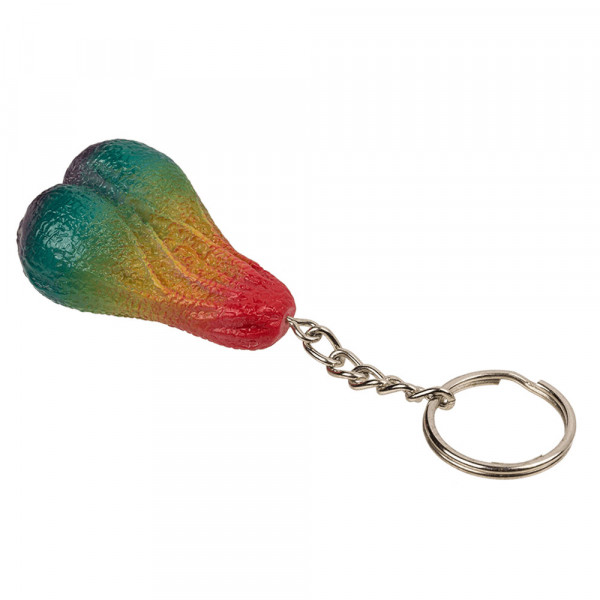 Keychain "Rainbow Testicle" Keychain "Rainbow Testicle"