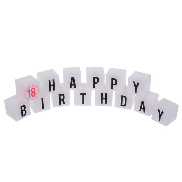 Birthday candle set "18" Birthday candle set "18"