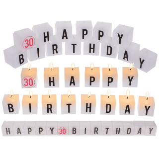 Birthday candle set "30"