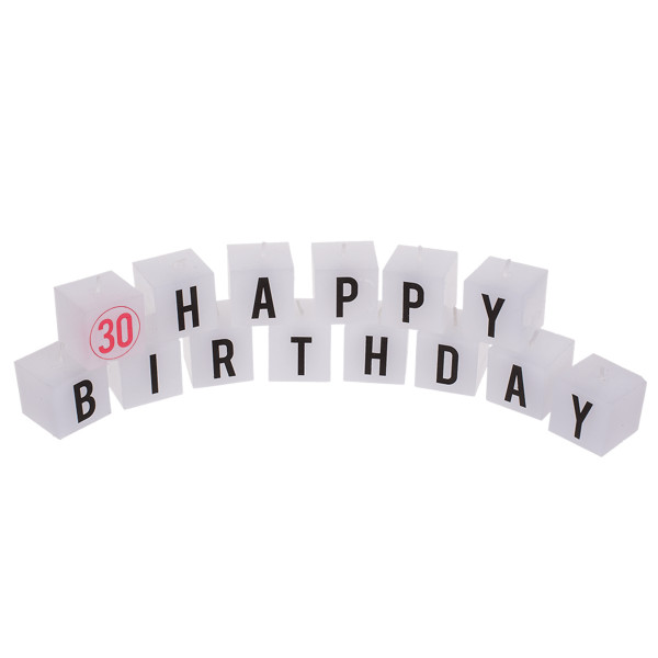 Birthday candle set "30" Birthday candle set "30"