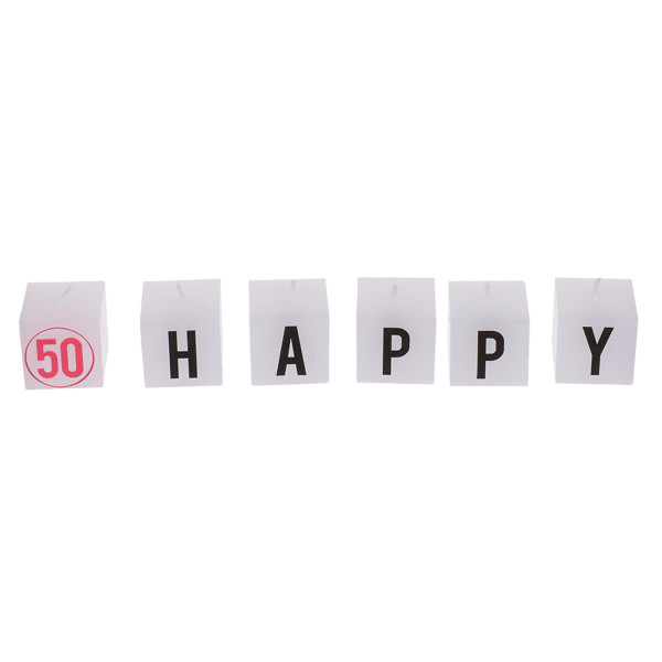 Birthday candle set "50" Birthday candle set "50"