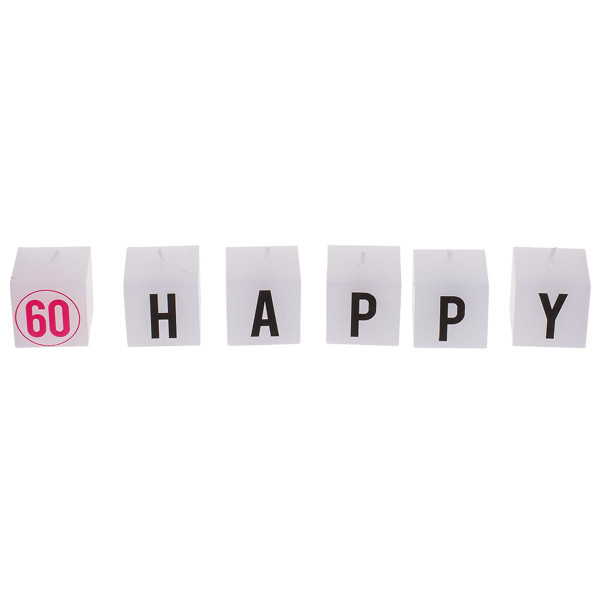 Birthday candle set "60" Birthday candle set "60"