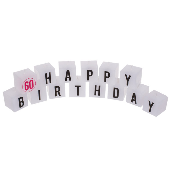 Birthday candle set "60" Birthday candle set "60"