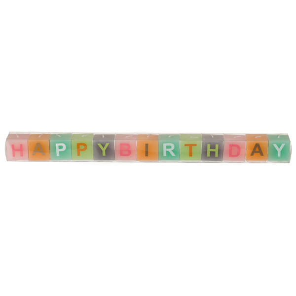 Birthday candle set "HAPPY BIRTHDAY" Birthday candle set "HAPPY BIRTHDAY"