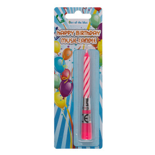 Singing birthday candle