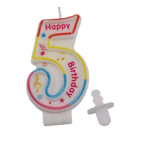 Cake Candle Number 5 Cake Candle Number 5