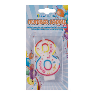 Cake Candle Number 8
