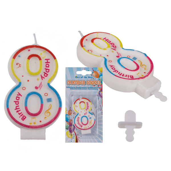 Cake Candle Number 8 Cake Candle Number 8