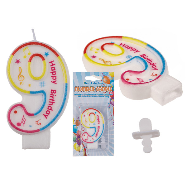 Cake Candle Number 9 Cake Candle Number 9
