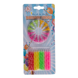 Colored Cake Candles (24 pcs.)