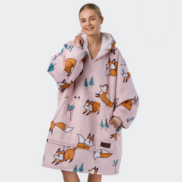 BARAMOOR sweatshirt-blanket "Foxes"