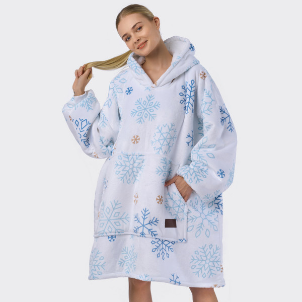 BARAMOOR sweatshirt-blanket "Snowflakes"