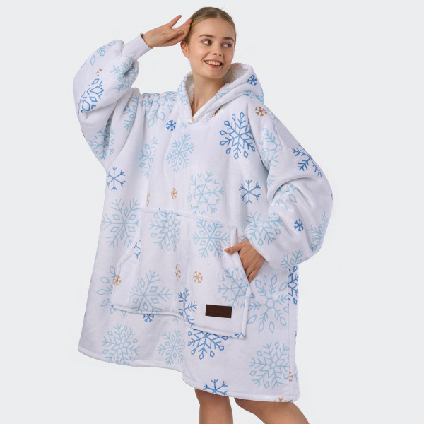 BARAMOOR sweatshirt-blanket "Snowflakes"