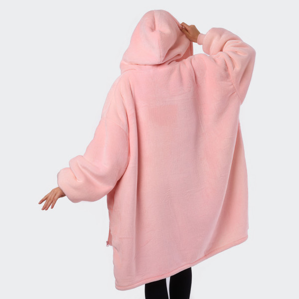 BARAMOOR sweatshirt-blanket with zipper "Light Pink" BARAMOOR sweatshirt-blanket with zipper "Light Pink"