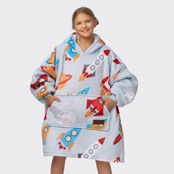 Kids' BARAMOOR Sweatshirt - Blanket "Rockets" Kids' BARAMOOR Sweatshirt - Blanket "Rockets"