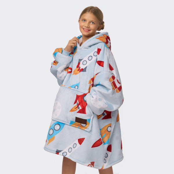 Kids' BARAMOOR Sweatshirt - Blanket "Rockets" Kids' BARAMOOR Sweatshirt - Blanket "Rockets"