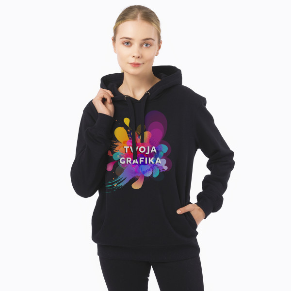 Premium UNISEX hoodie "Stedman" with your custom design (with hood)