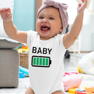 Baby Bodysuit "Battery - Baby"