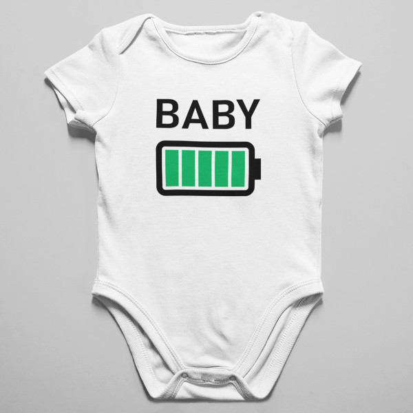 Baby Bodysuit "Battery - Baby" Baby Bodysuit "Battery - Baby"