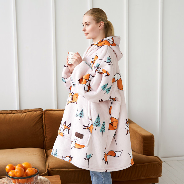 BARAMOOR sweatshirt-blanket "Foxes"