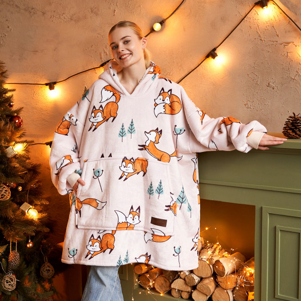 BARAMOOR sweatshirt-blanket "Foxes"