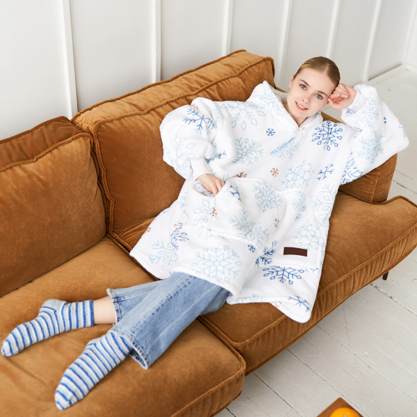 BARAMOOR sweatshirt-blanket "Snowflakes"
