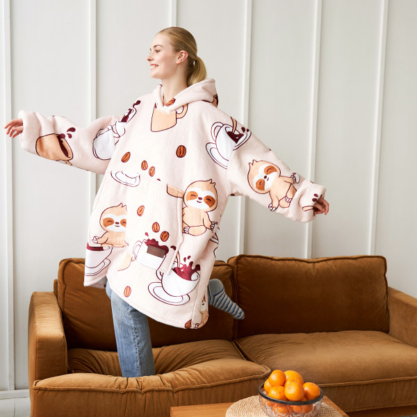 BARAMOOR sweatshirt-blanket "Morning Coffee"