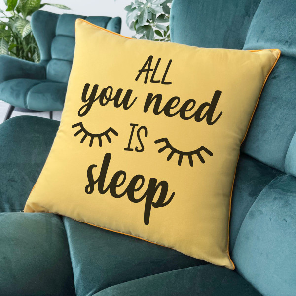 Decorative pillow "All you need is sleep" Decorative pillow "All you need is sleep"